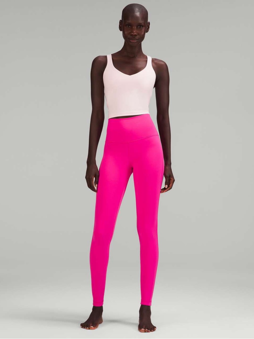 lululemon athletica Hot Pink High-Waist Leggings